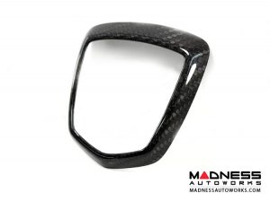 FIAT 500 Rear Emblem Trim - Carbon Fiber - FIts ABARTH models